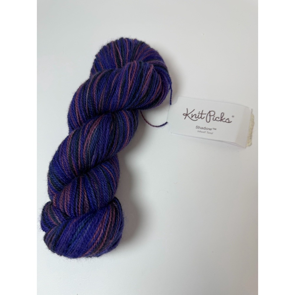 Knit Picks Shadow Yarn 100% Merino Wool 440y/50g Lace Weight Inkwell